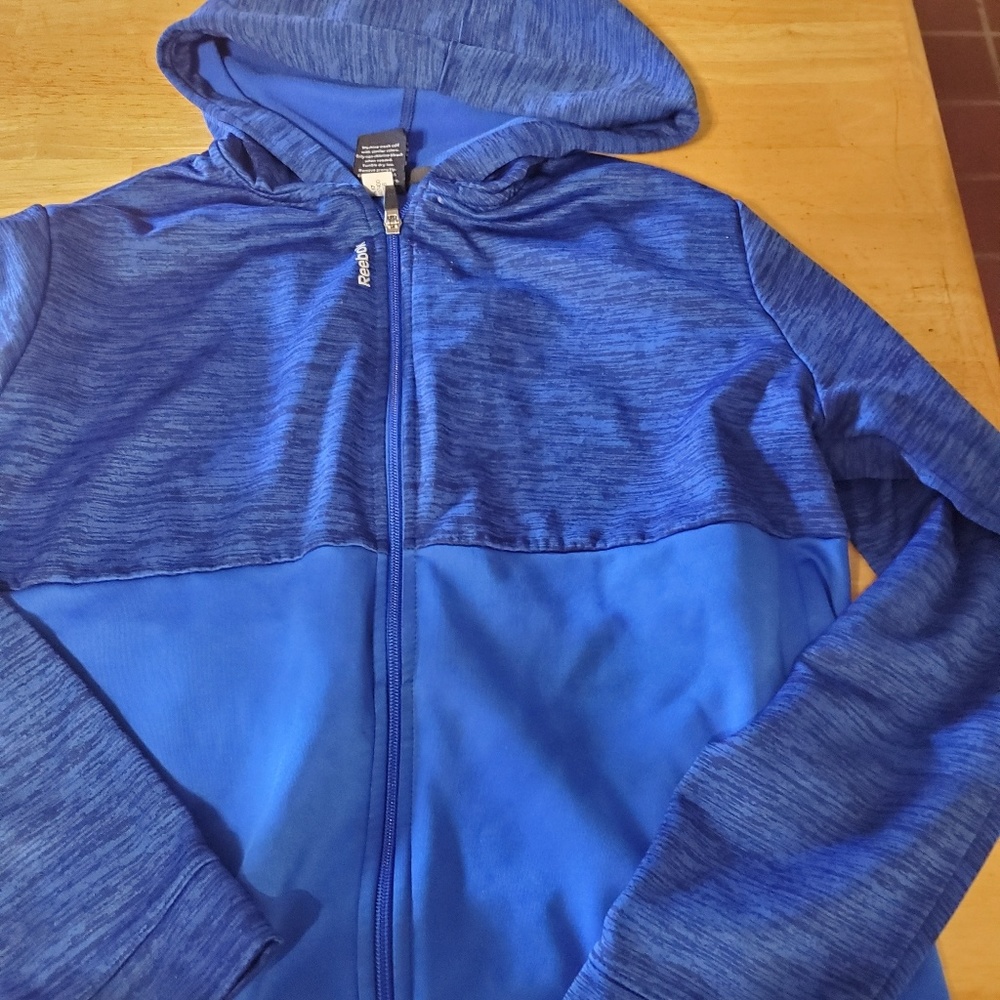 Blue Boy's Reebok hoodie